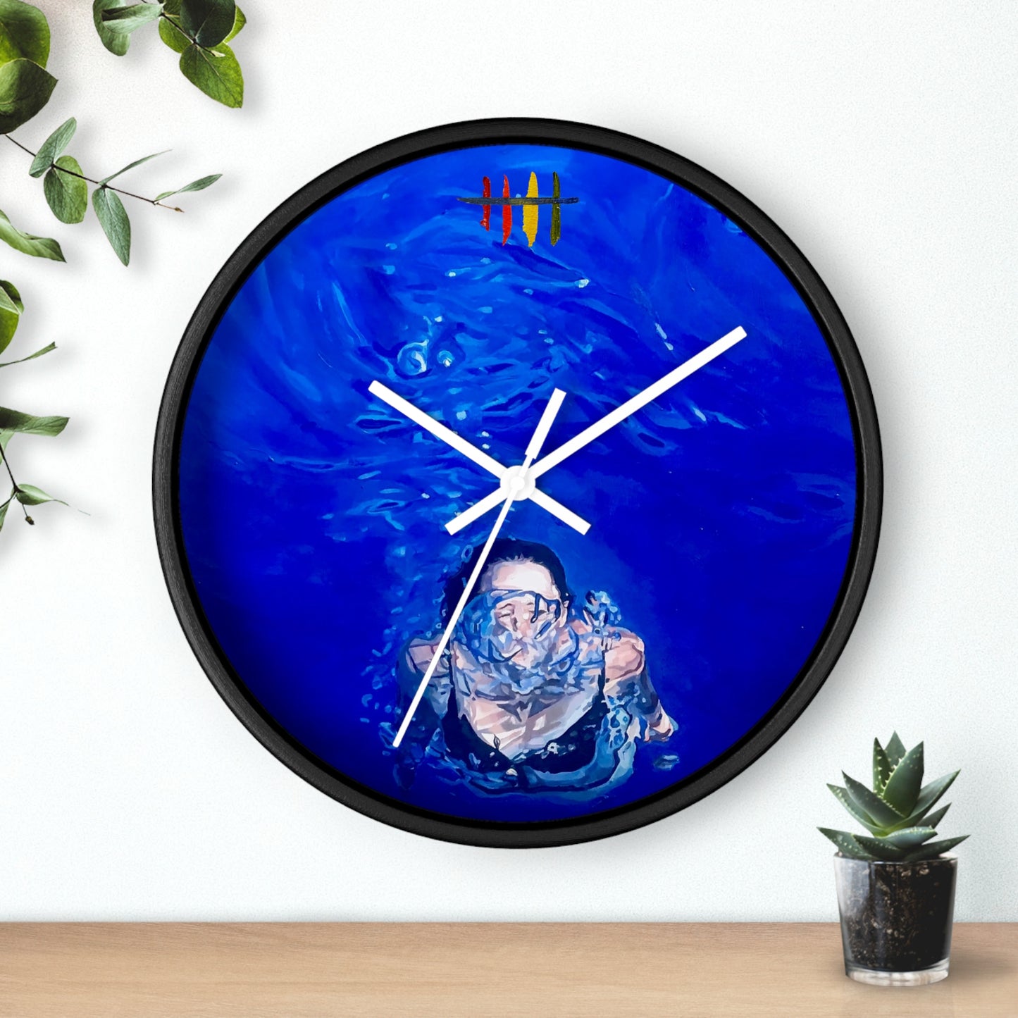"The Porpoise" Wall Clock