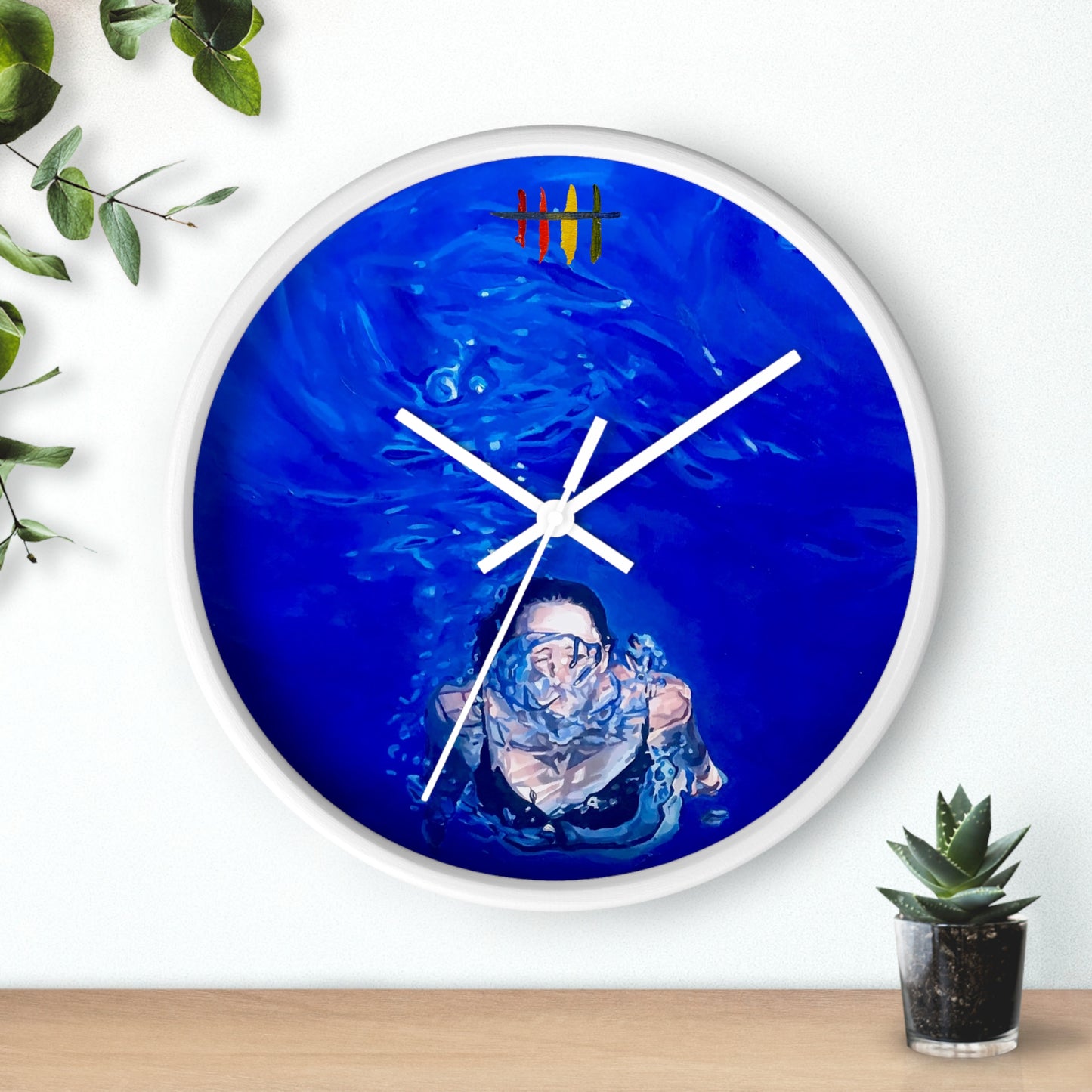 "The Porpoise" Wall Clock