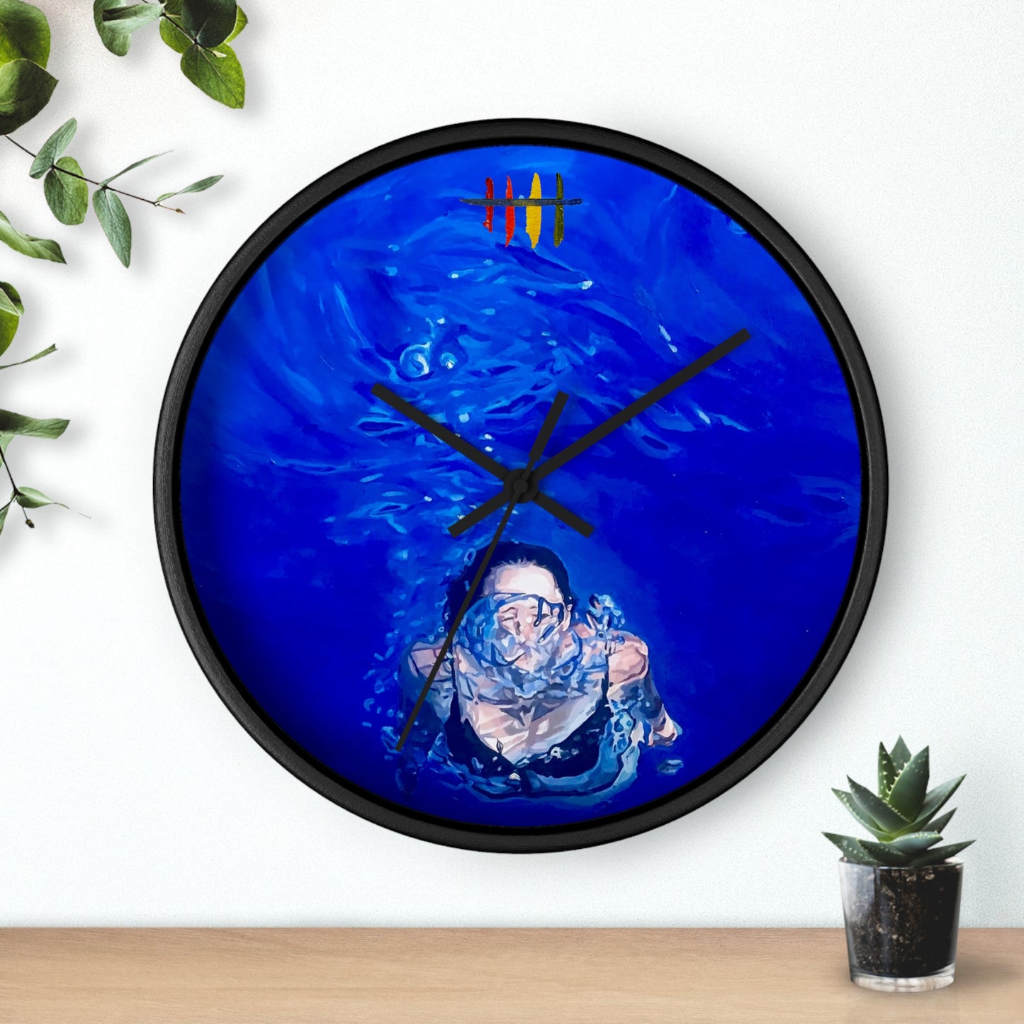 "The Porpoise" Wall Clock